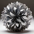 Rendering of a carbon superstructure designed into a flower.