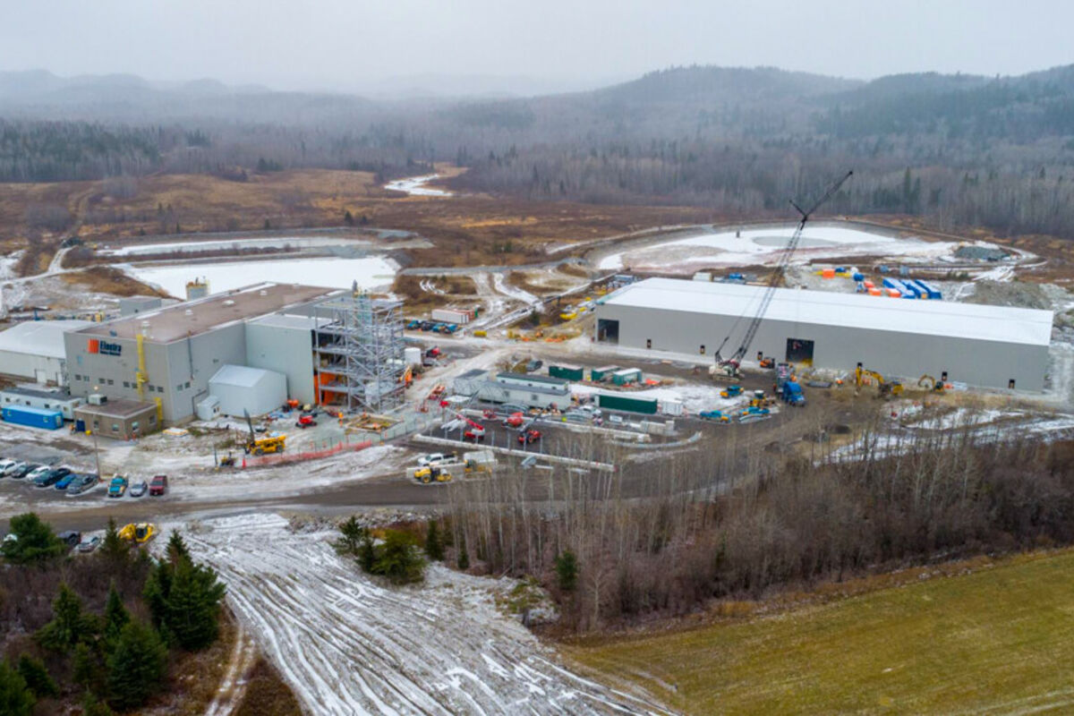 Electra Battery Materials’ constructing its planned extraction facility.