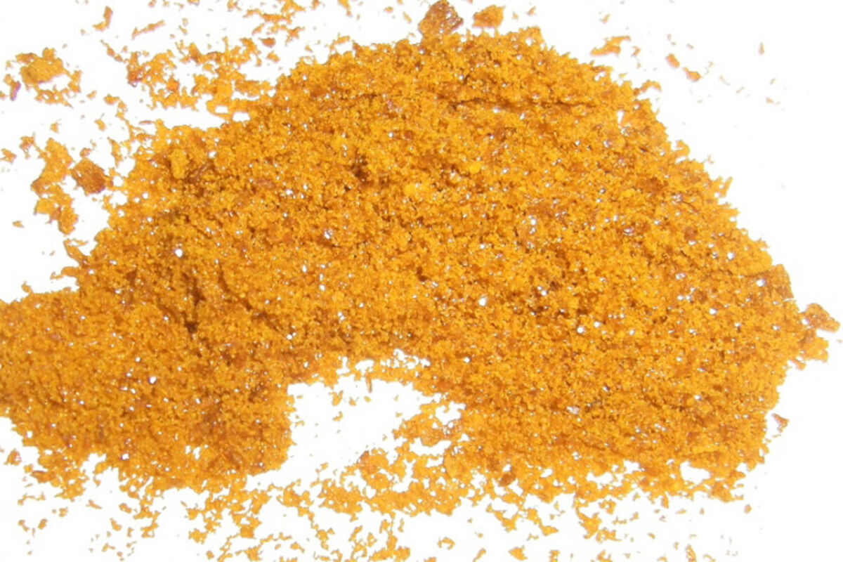 Ferrocene is orange in its powdered form and has many technology uses.