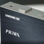 A cutting-edge Samsung SDI PRiMX (prime battery for maximum experience) battery.