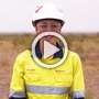 photovoltaic solar panel installation at Koodaideri iron mine Pilbara Australia