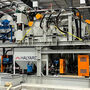 A rare earths separation machine set up at a facility in Saskatchewan, Canada.