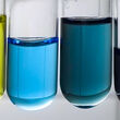 Vanadium colors aqueous solution for flow redox rechargeable batteries