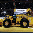MINExpo Las Vegas Cat Caterpillar heavy equipment electric bulldozer low carbon