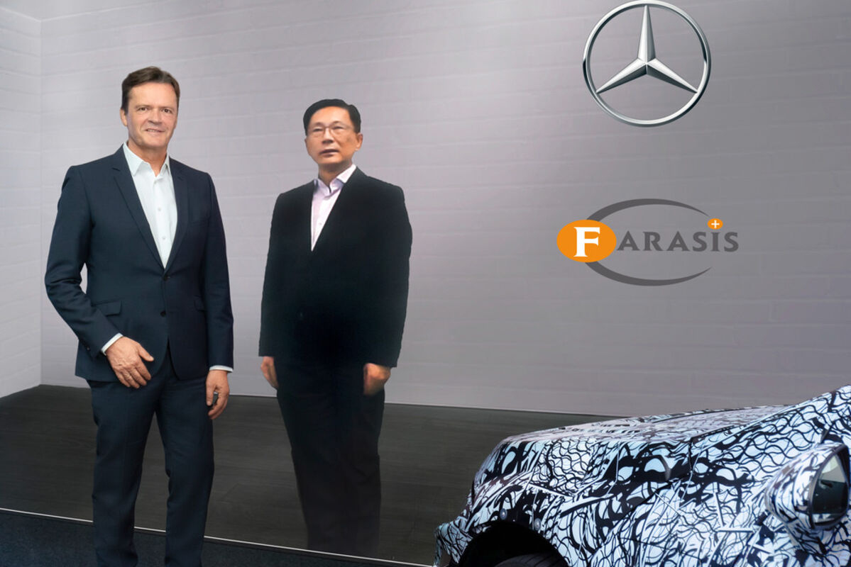 Mercedes Benz Daimler Farasis energy electric vehicles batteries