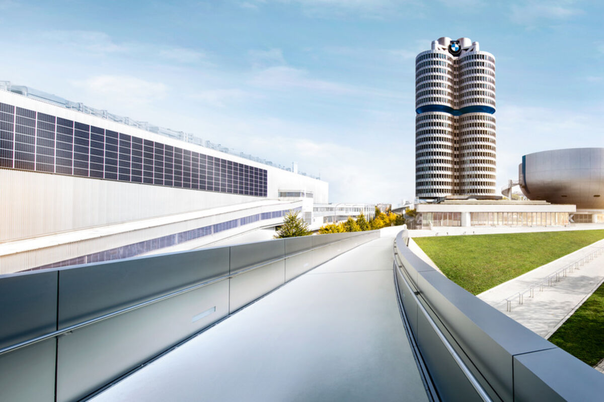 BMW Group headquarters in Munich Germany EV electric vehicles