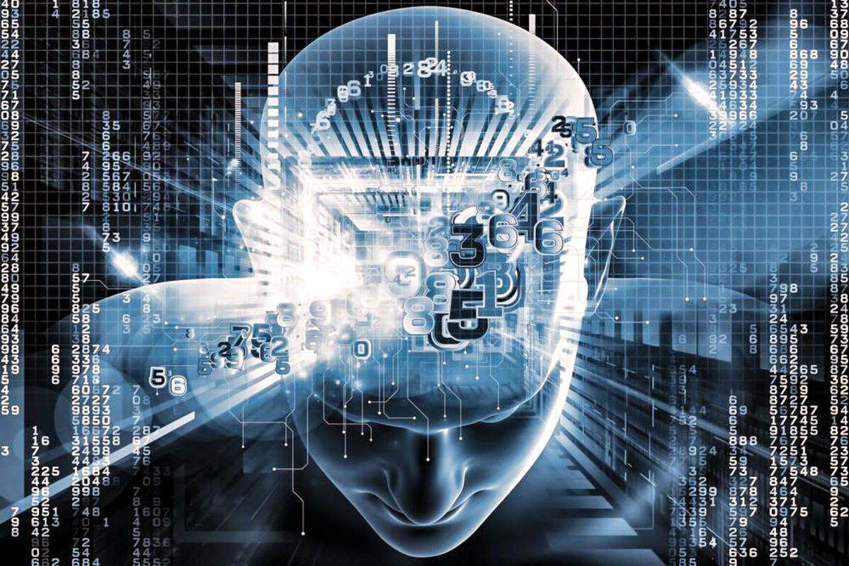 Human head big data machine learning gold exploration