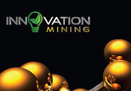 Innovation Mining logo with representation of gold atoms.
