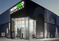 A 3D rendering of a future Redwood Materials facility.