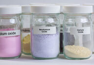 Erbium neodymium cerium rare earth element oxides metals powders