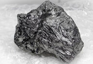 A chunk of graphite found at Quebec deposits for lithium-ion batteries.
