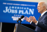 President Joe Biden delivers a speech laying out his American Jobs Plan.