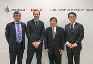 Four executives and dignitaries from Japan and British Columbia, Canada.
