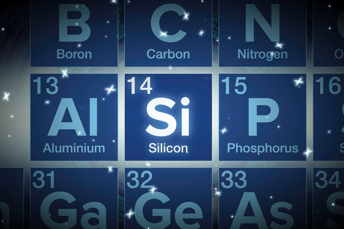 Silicon%2C%20the%20atomic%20number%2014%2C%20is%20found%20below%20carbon%20on%20the%20periodic%20table%2E