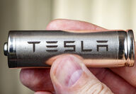 Tesla lithium ion battery cell electric vehicles EV renewable energy storage