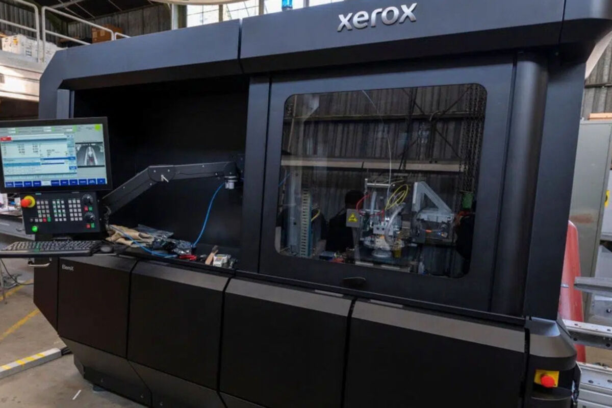 The ElemX 3D metal printer by Xerox bought by Rochester Institute of Technology.