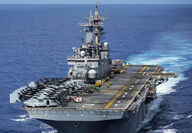 The USS Essex is a Landing Helicoptor Dock type ship.