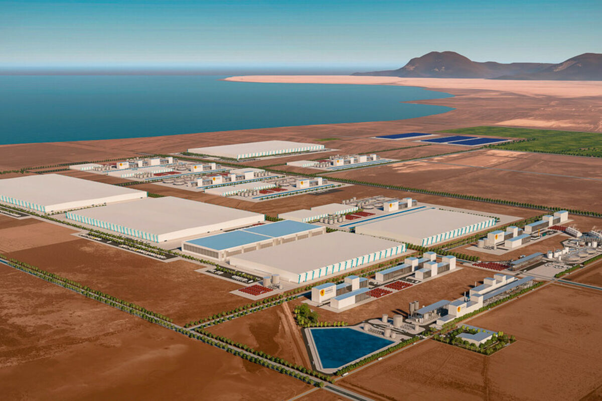 Artist rendering of CTR’s Lithium Valley Campus on shores of the Salton Sea.