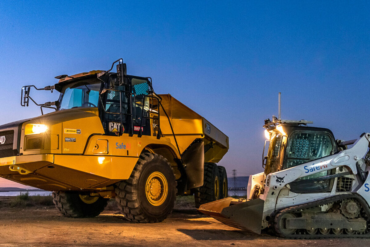 SafeAI retrofit autonomous heavy equipment mining construction California