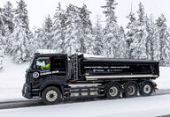 Kaunis Iron EV truck Volvo collaboration Sweden Vattenfall ABB Arctic electrical