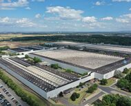 Aerial view of VW’s Salzgitter battery manufacturing plant in Germany.