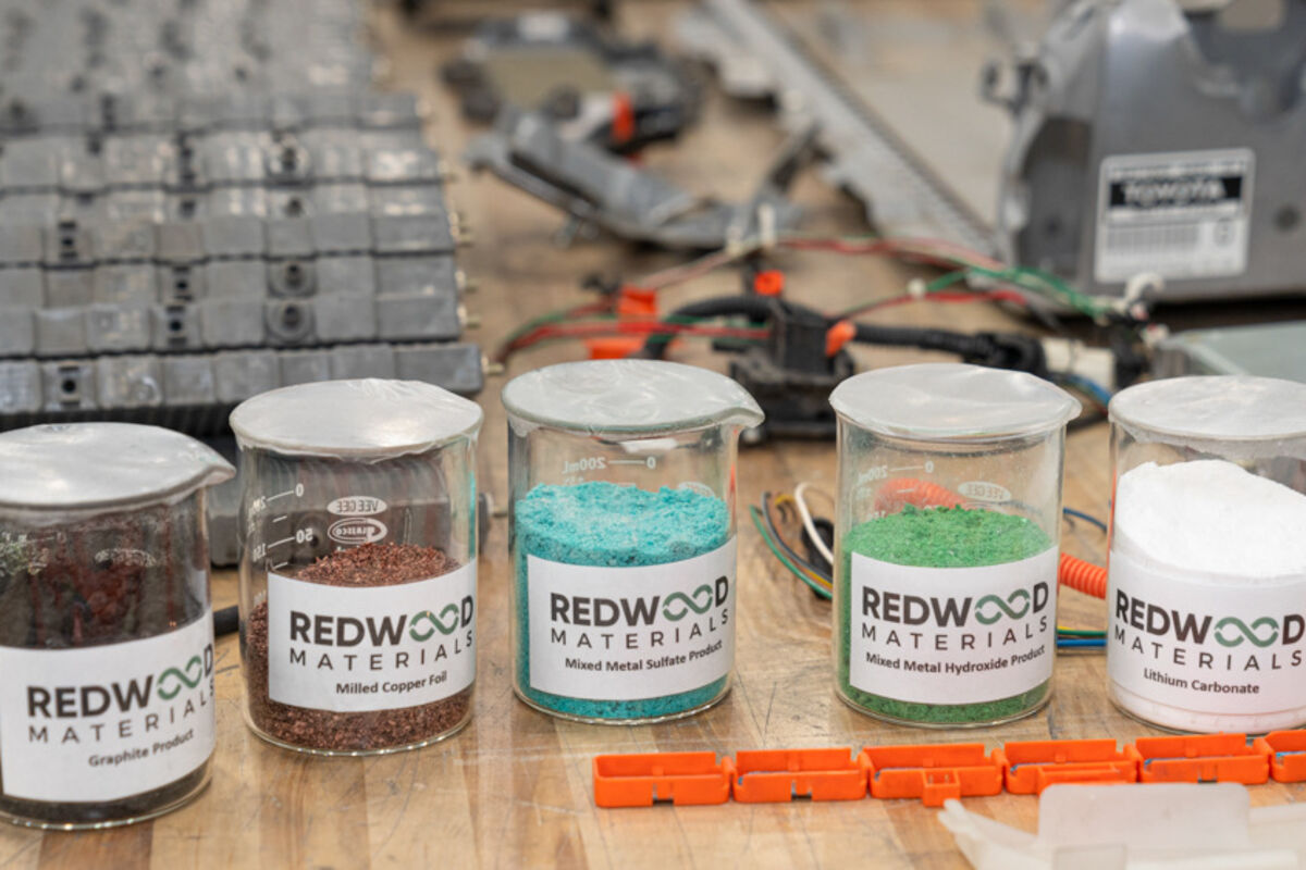 Refined%20powders%20from%20recycled%20lithium%20batteries%20from%20Redwood%20Materials%2E