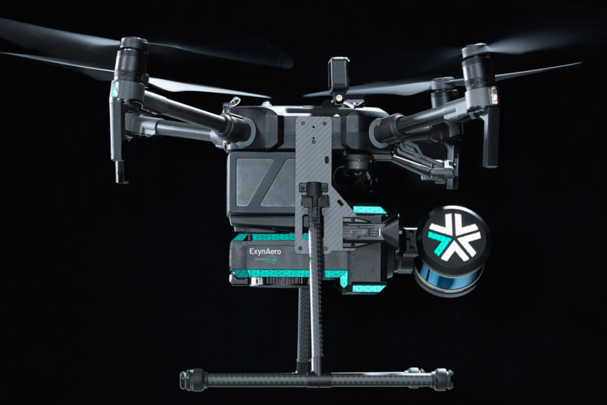 Exyn autonomous aerial robots for mapping lidar data collection compilation