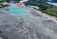 Mine tailings from Newmont Corp.'s Musselwhite Mine in Canada.