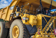 Caterpillar 789D haul truck used to test Rajant’s wireless technology.