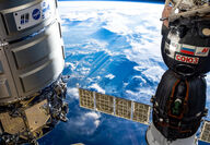 Northrop Grumman space freighter Soyuz MS-12 crew ship graphene em shields