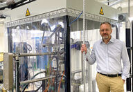 hydrogen fuel cell Volvo CE Toni Hagelberg Fuel Cell Test Lab alternative energy