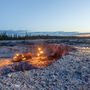 As the sun sets, crews mine rare earths ore from a deposit at Nechalacho in NWT.